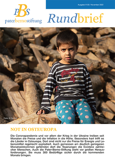 Cover des Rundbrief III der Pater Berno Stiftung vom 15. November 2022