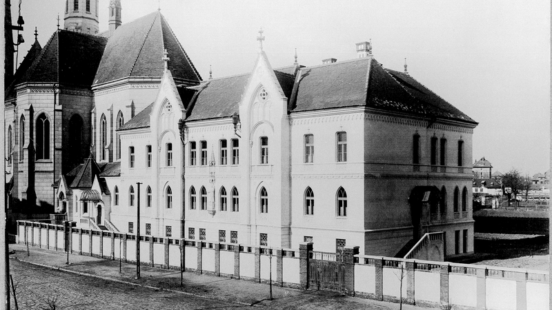 Kolleg Temeswar-Elisabethstadt 1927, nach dem Bau / Bildnachweis: Diözesanarchiv Temeswar