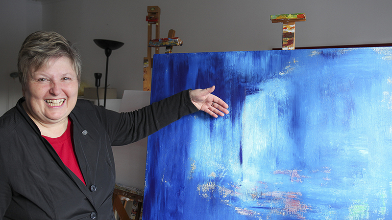 Sr. Heidrun Bauer SDS: „Gott offenbart sich auch in Kunstwerken, um Menschen in ihrem Inneren anzusprechen und dann über den Glauben, oder was Glaube sein kann, ins Gespräch zu kommen.“