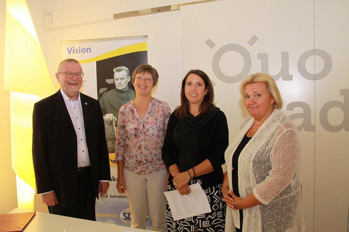 2019 09 04: P. Josef Wonisch, Sr. Brigitte Thalhammer, Birgit Prochazka und Regina Polak