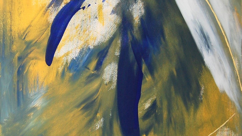 Göttlicher Kontrapunkt, 60 x 60 cm, Acryl-Mischtechnik auf Leinwand