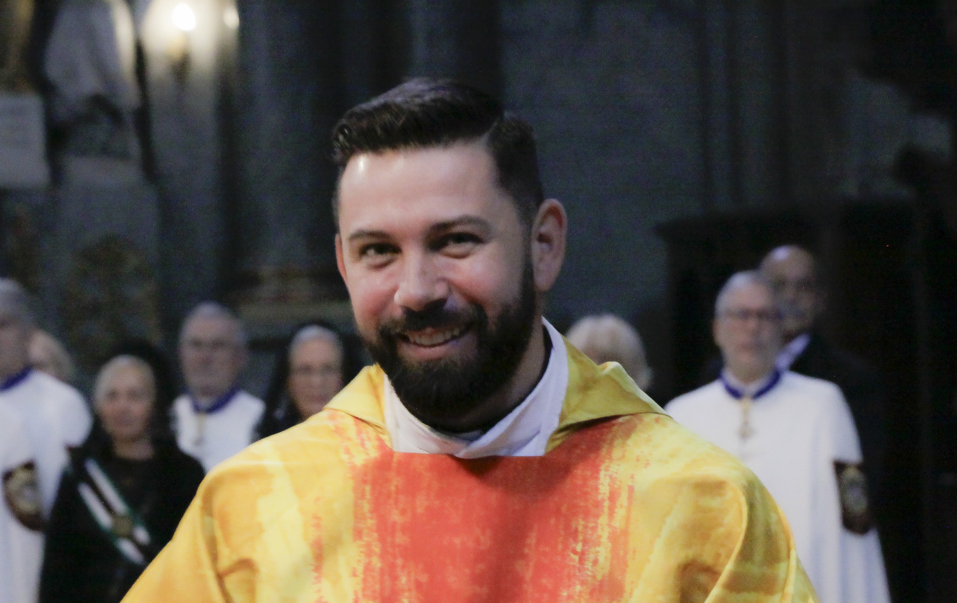 Messe bei der Pfarrübergabe von P. Erhard Rauch auf P. Marton G / Salvatorianer/Manu Nitsch Messe bei der Pfarrübergabe von P. Erhard Rauch auf P. Marton Gal