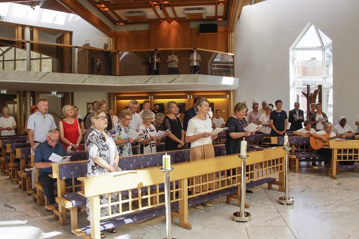 Am 15. August 2021 feierten Sr. Dominika Zelent, Sr. Heidrun Bauer und Sr. Regina Goldberger Profess-Jubiläum. / Manu Nitsch Am 15. August 2021 feierten Sr. Dominika Zelent, Sr. Heidrun Bauer und Sr. Regina Goldberger Profess-Jubiläum.